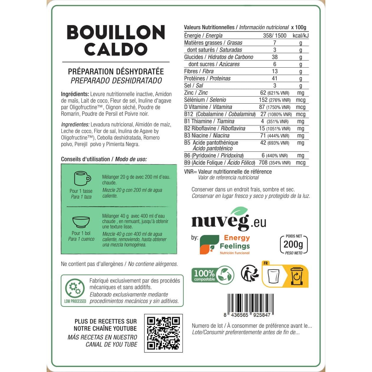 Magic Broth Nuveg Caldo proteico 200 g