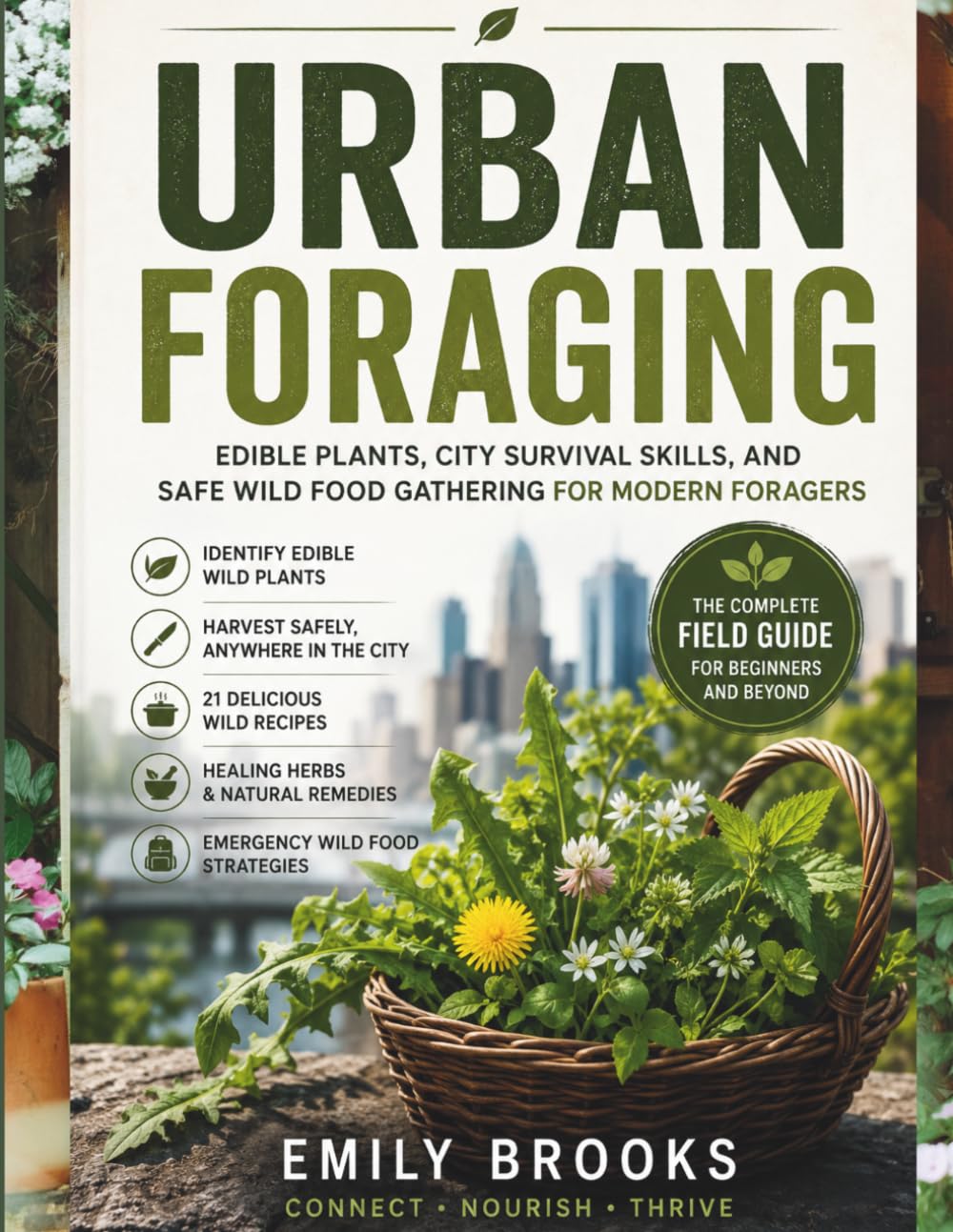 Urban Foraging for Beginners: The Complete Field Guide to Finding, Identifying, and Eating Wild Edible Plants in Cities