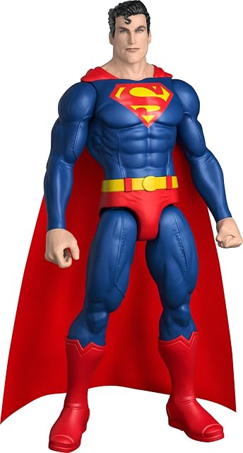 Mattel DC Superman Figura de acción de 30 cm, 7 Puntos de articulación
