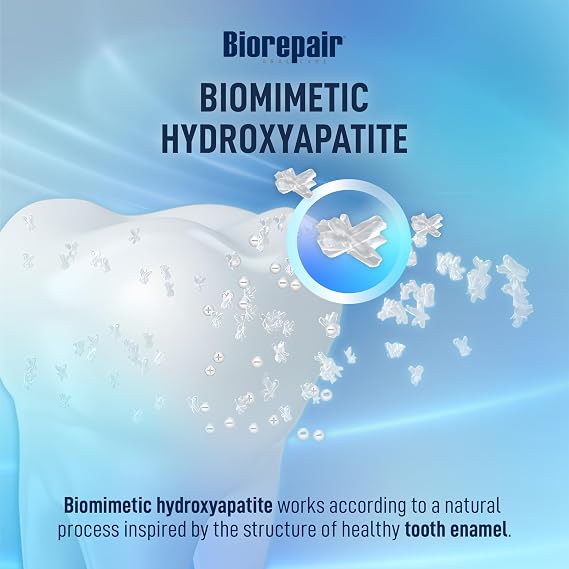 BIOREPAIR Intensive Night Care - Hydroxyapatite Toothpaste with Xylitol & Zinc PCA, Fluoride Free Toothpaste, Helps Maintain Hygiene & Reduce Plaque Build-Up at Night, Oral Care 3.46Oz Made in Italy