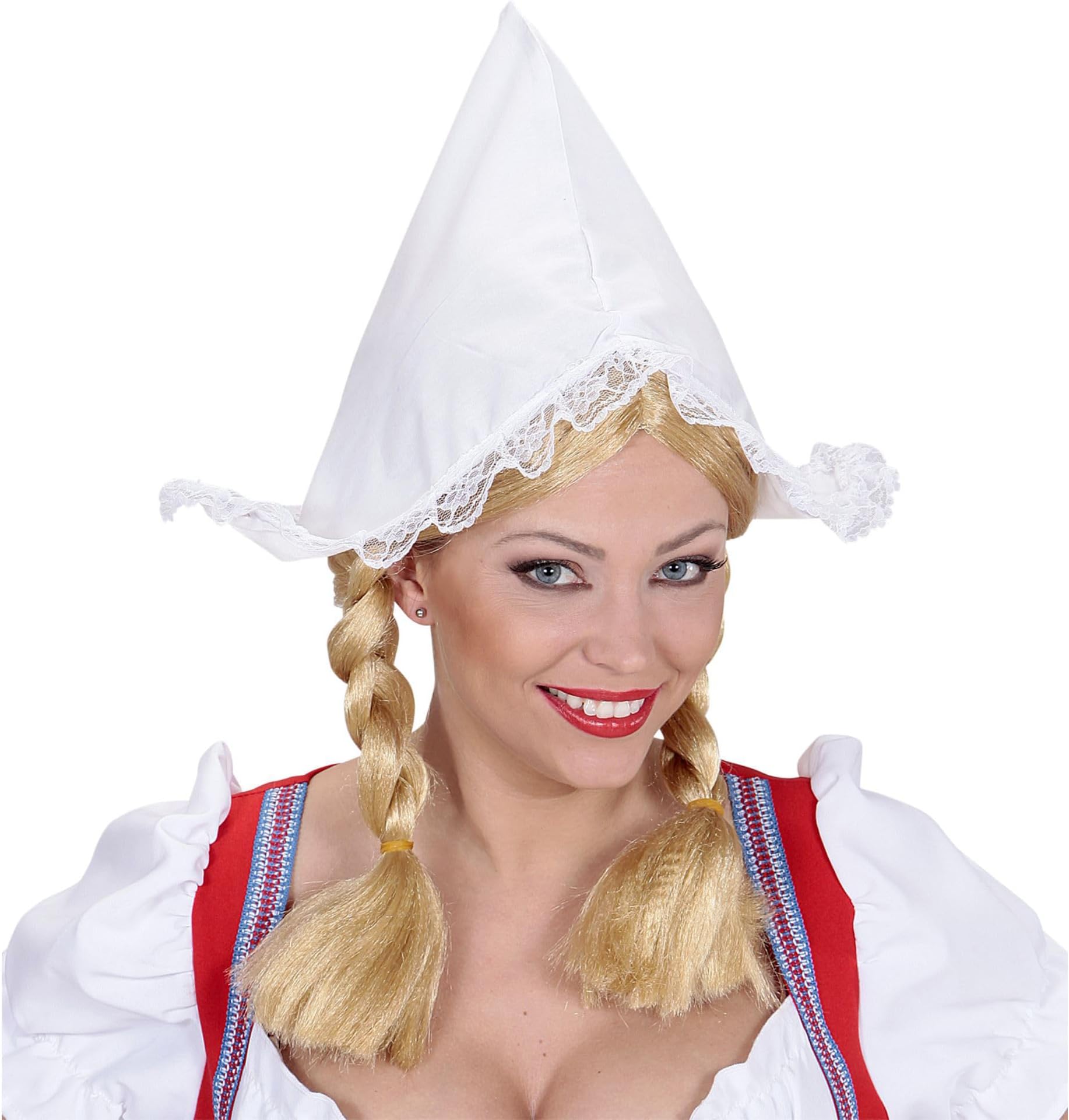 Widmann Dutch Costume, White, Hood, Dutch Costume, Headdress, Holland, Carnival, Carnival