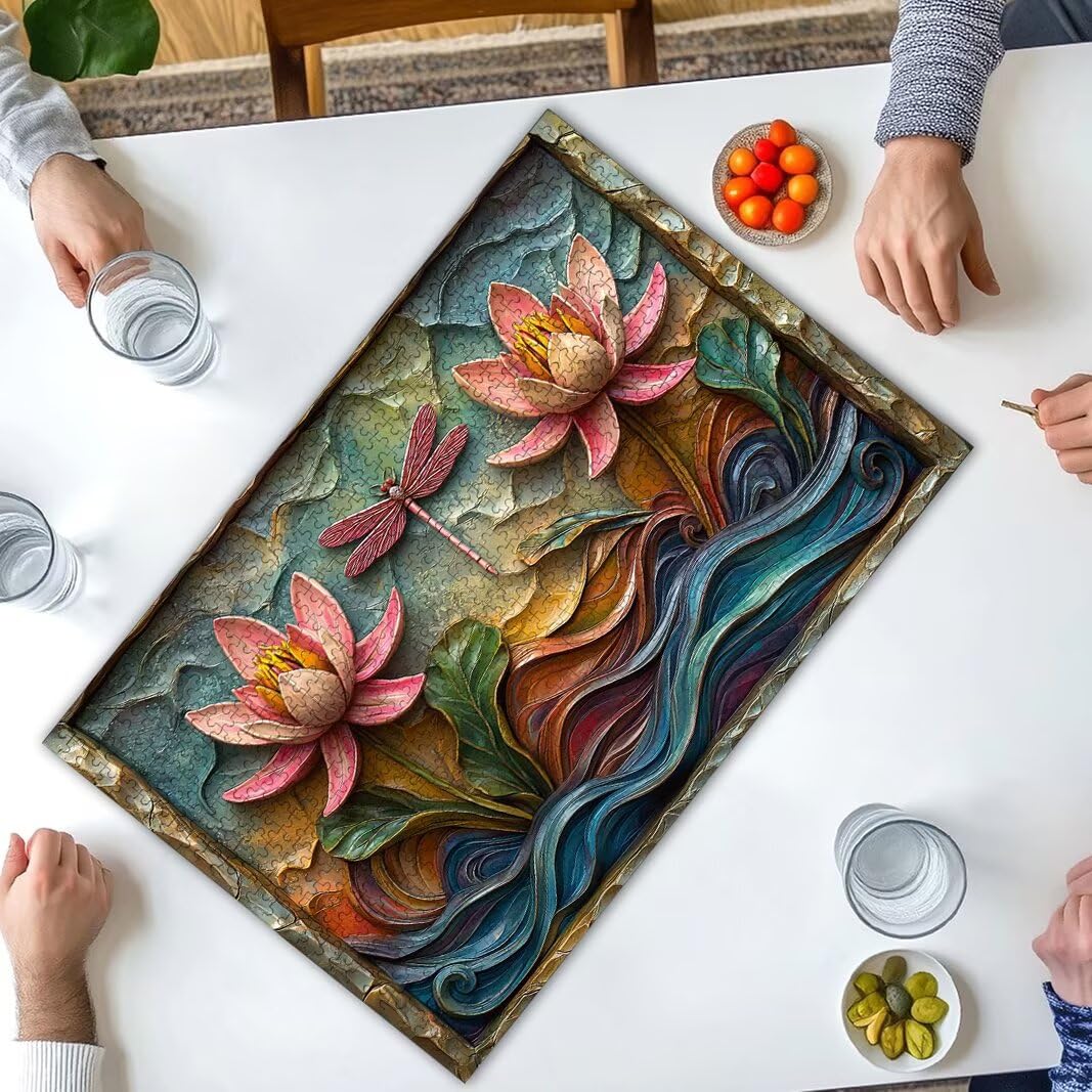 Puzzle Loto, Puzzle 2000 Pezzi Adulti per Decor, Regalo Donna/Uomo -8774