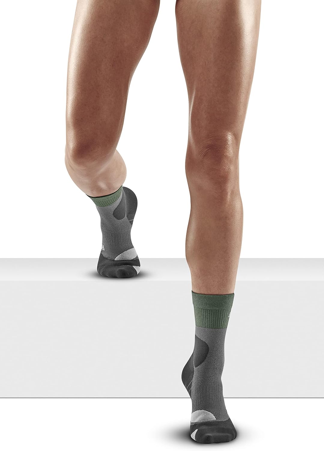 CEP Women’s Outdoor Compression Crew Cut Socks Outdoor Merino Mid-Cut Socks