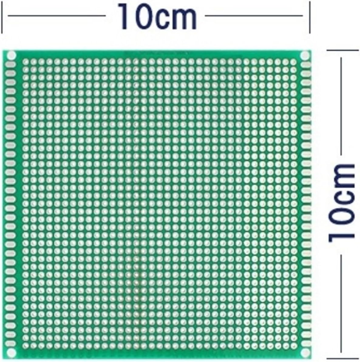 5PCS Double Sided PCB 10 * 10cm Printed Perfboard Green PCB Board 10x10cm Circuit Prototyping Board DIY Electronic Kit
