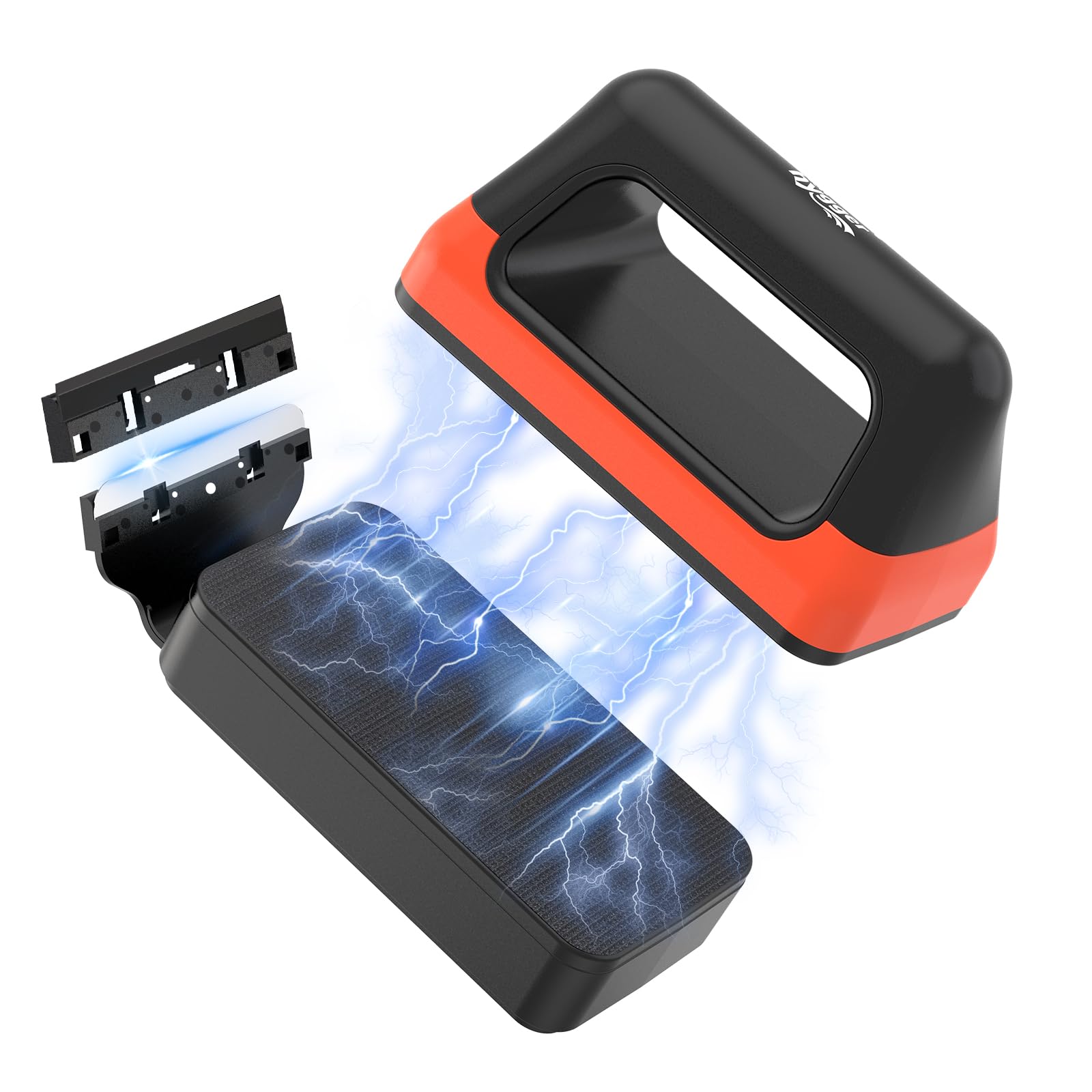 hygger Fish Tank Magnetic Glass Cleaner Two Detachable Algae Scraper for Aquarium Fish Tank，Floating Scrubber Brush Glass Algae Magnet Cleaning Tool