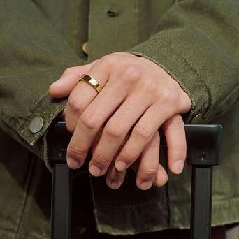 Oura Ring 5 Gold - Size 9 - Size Before You Buy
