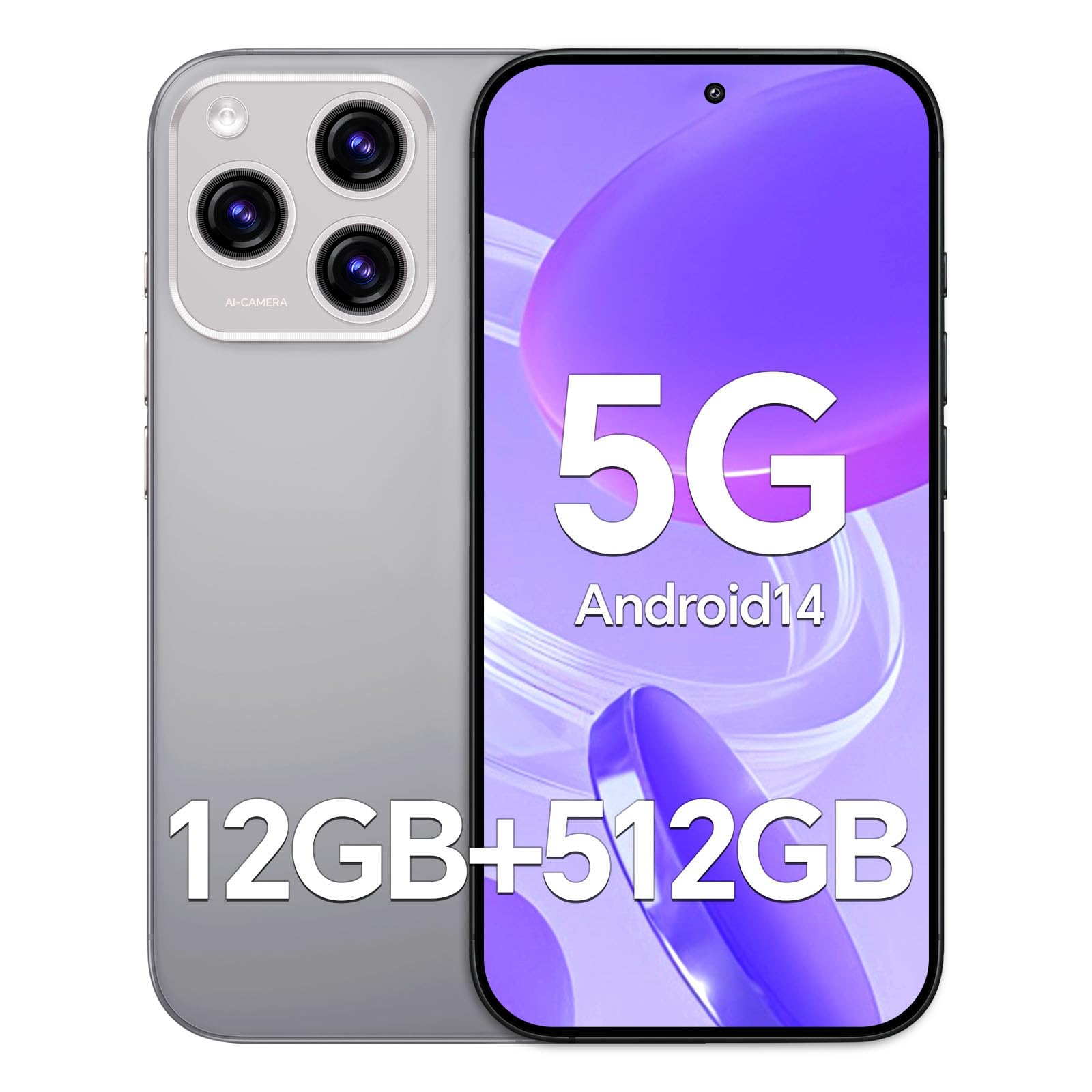 スマートフォン本体 _lol_iPhone14 pro 512GB Amazon.co.jp: lolhtvlol A16ProMax Android 14 スマホ 12GB+