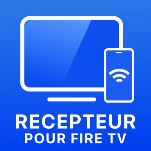Partage d’écran pour Fire TV – Caster Android vers Firestick | Compatible avec Fire TV Remote App | Diffuser photos, vidéos et présentations via Wi-Fi