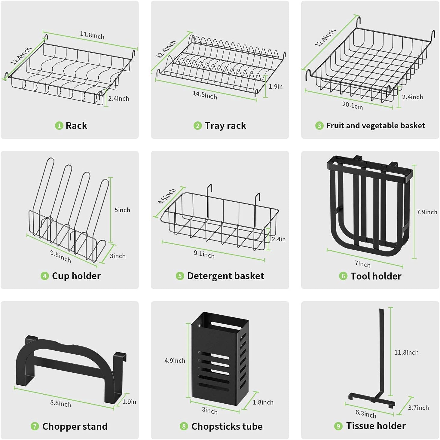 Hоlіdау Dеаlѕ 🛒 Over Sink Dish Drying Rack，Xinyourui 2 Tier Adjustable Stainless Steel Large Expandable Dish Drainer Shelf for Saving Organizer Storage Space in Kitchen,Black(27≤ Sink Size ≤ 36 inch)