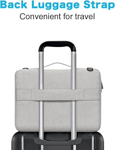 Miniatura 4 de MOSISO 360 - Bolsa de hombro protectora para laptop compatible con MacBook AirPro, portátil de 13-13.3 pulgadas, compatible con MacBook Pro de 14