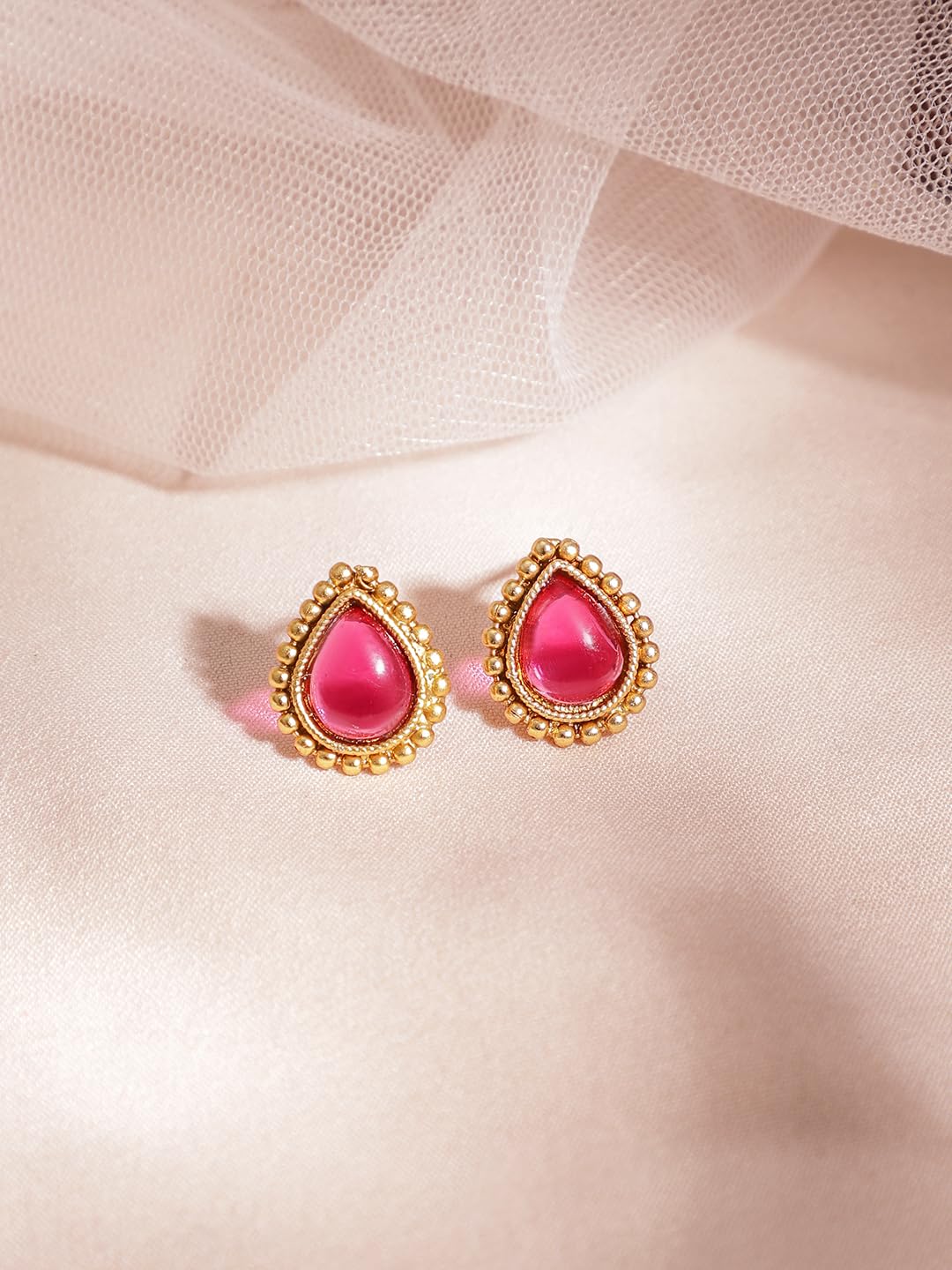 Rubans Necklace Set Gold Plated Traditional Stylish Jewellery Gift for Women & Girls - Image 5