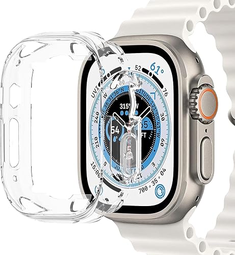 Miniatura 39 de Funda compatible con Apple Watch Series 3, 2, 1 de 1.496 pulgadas con protector de pantalla, cubierta dura de policarbonato antiarañazos a prueba