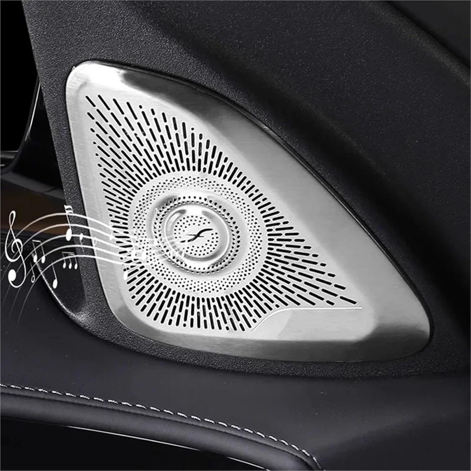 Car Audio Speaker Cover Trim Car Door Horn Cover Trim Auto Accessories Interior Compatible for Benz S Class W223 S400 S450 S480(C Type)