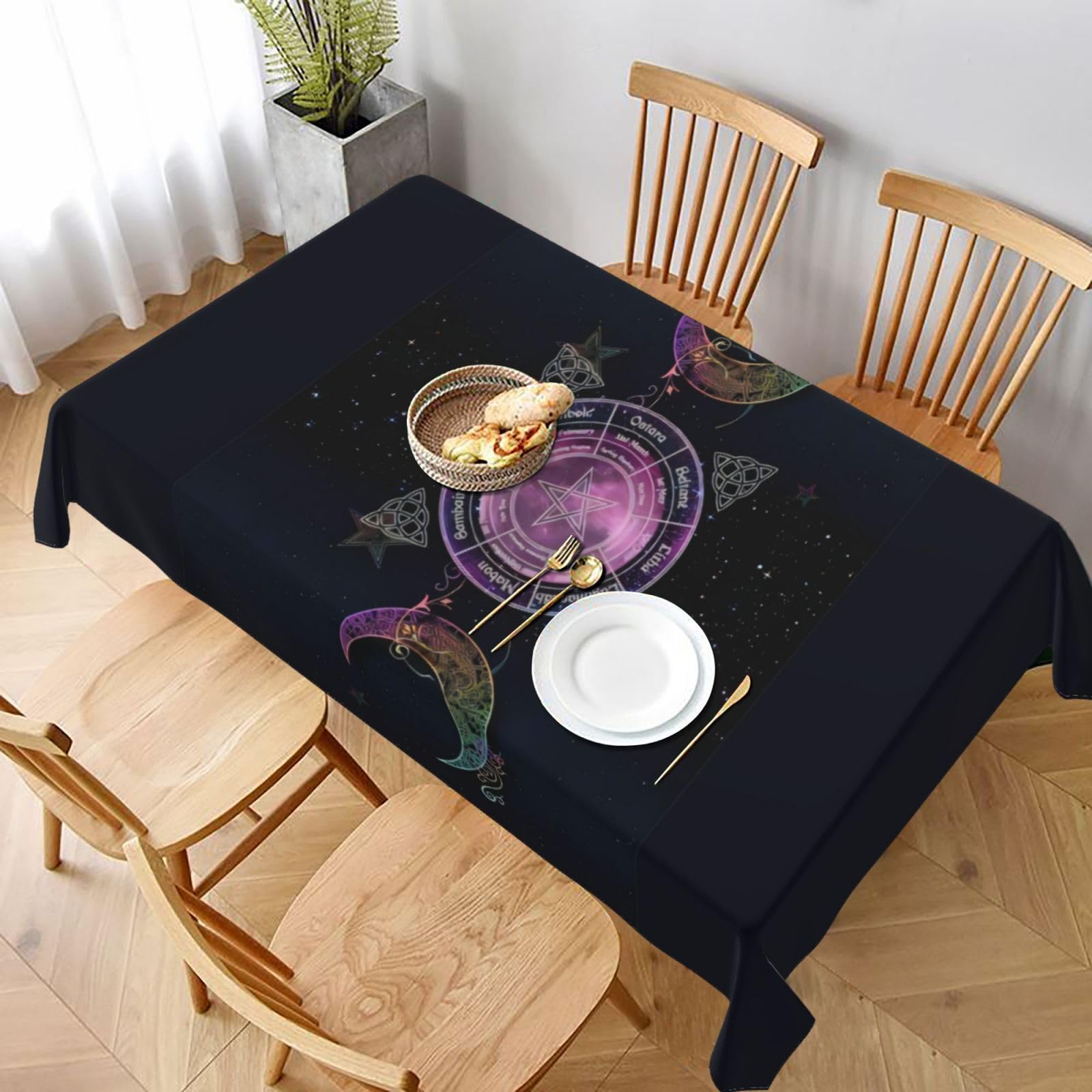 Nappe Wiccan païenne rectangulaire aux finitions soignées
