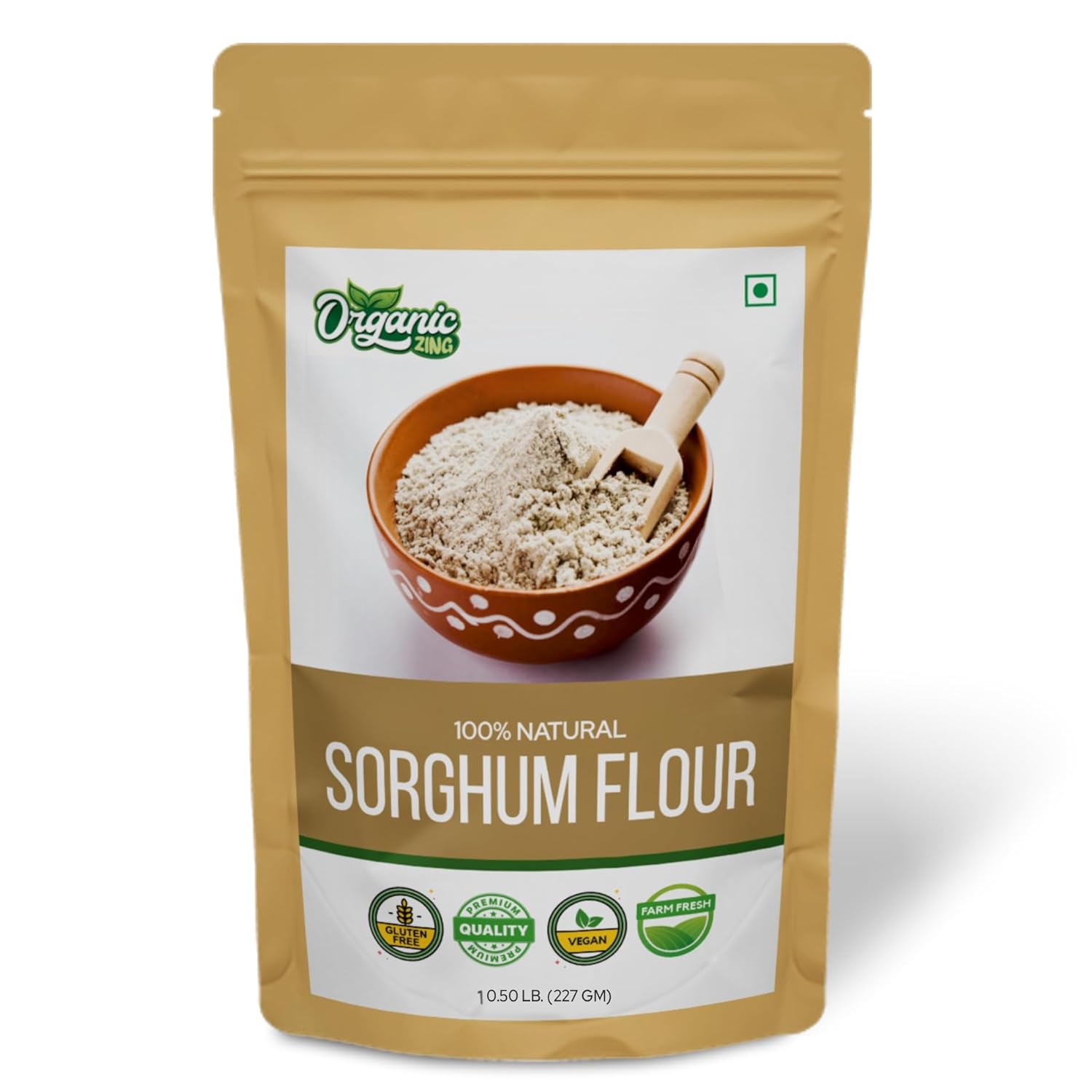 Amazon.com : Organic Zing Pure and Organic Sorghum Flour | Organic ...