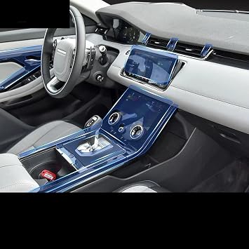 Car Interior Center Console Transparent TPU Protective Film Anti-Scratch Film Accessories Refit,for Range Rover EVOQUE 20-21