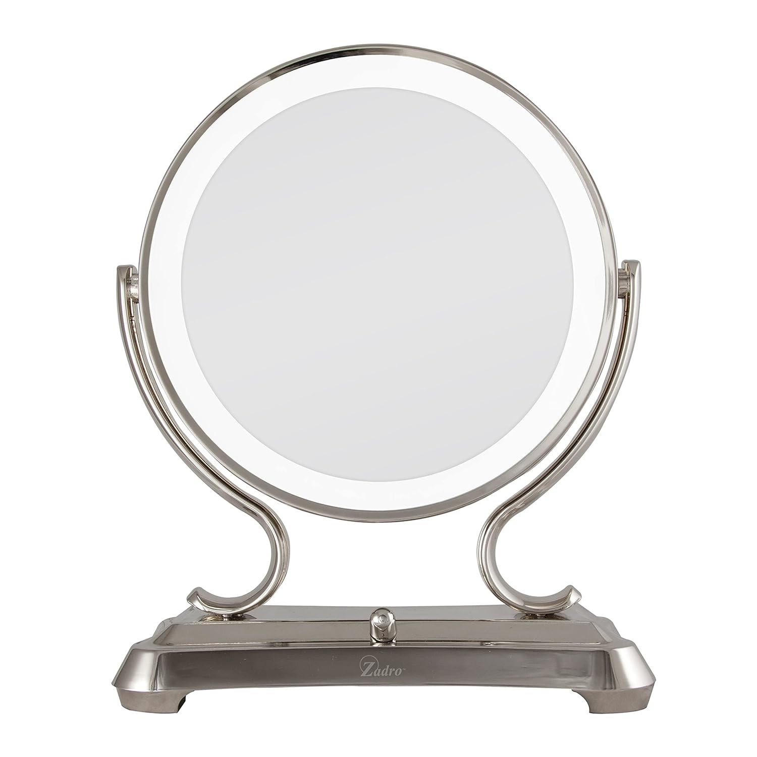 Zadro 12-inch Glamour Makeup Mirror in Polished Nickel