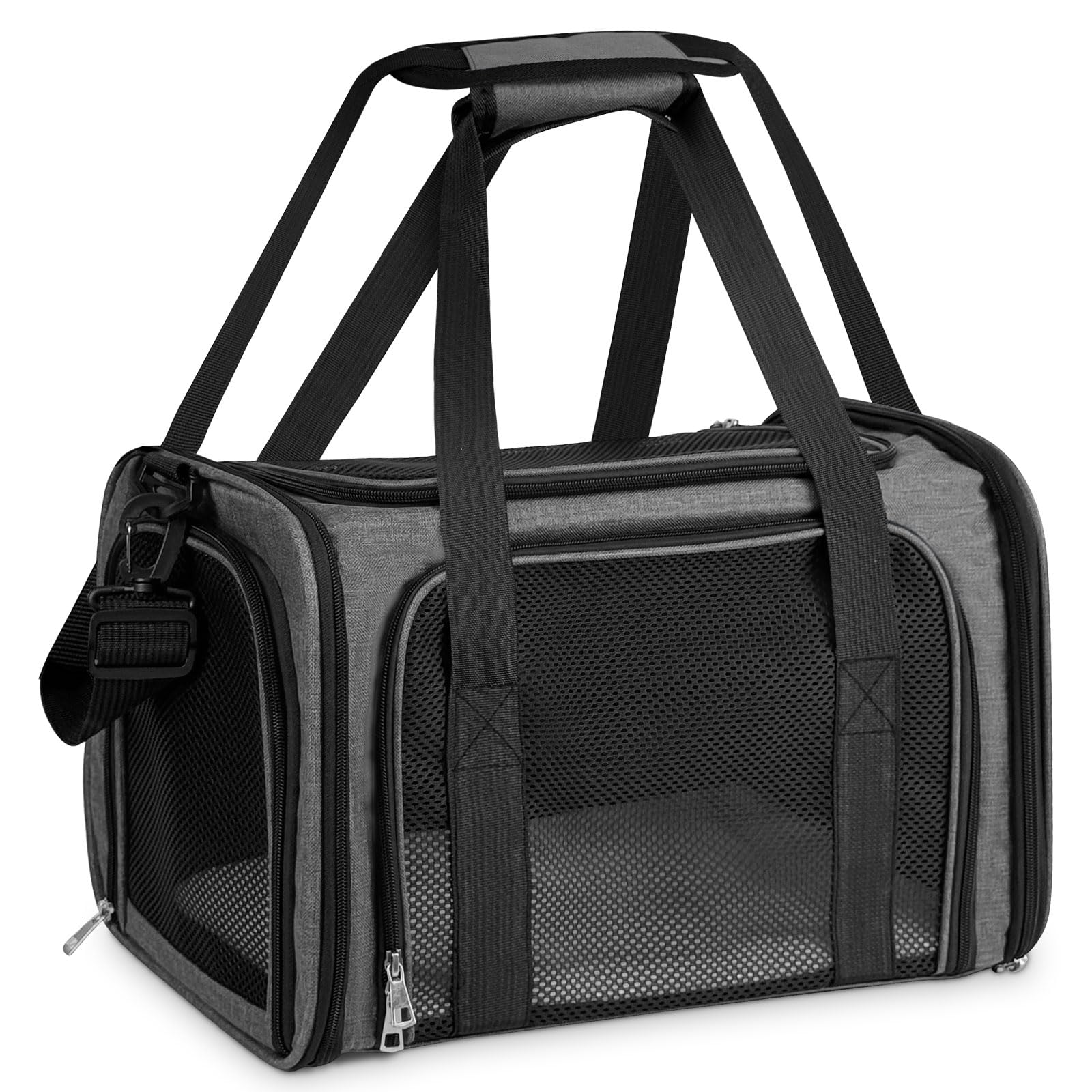 Sac de transport chat fini le stress en voyage avec ce modèle souple