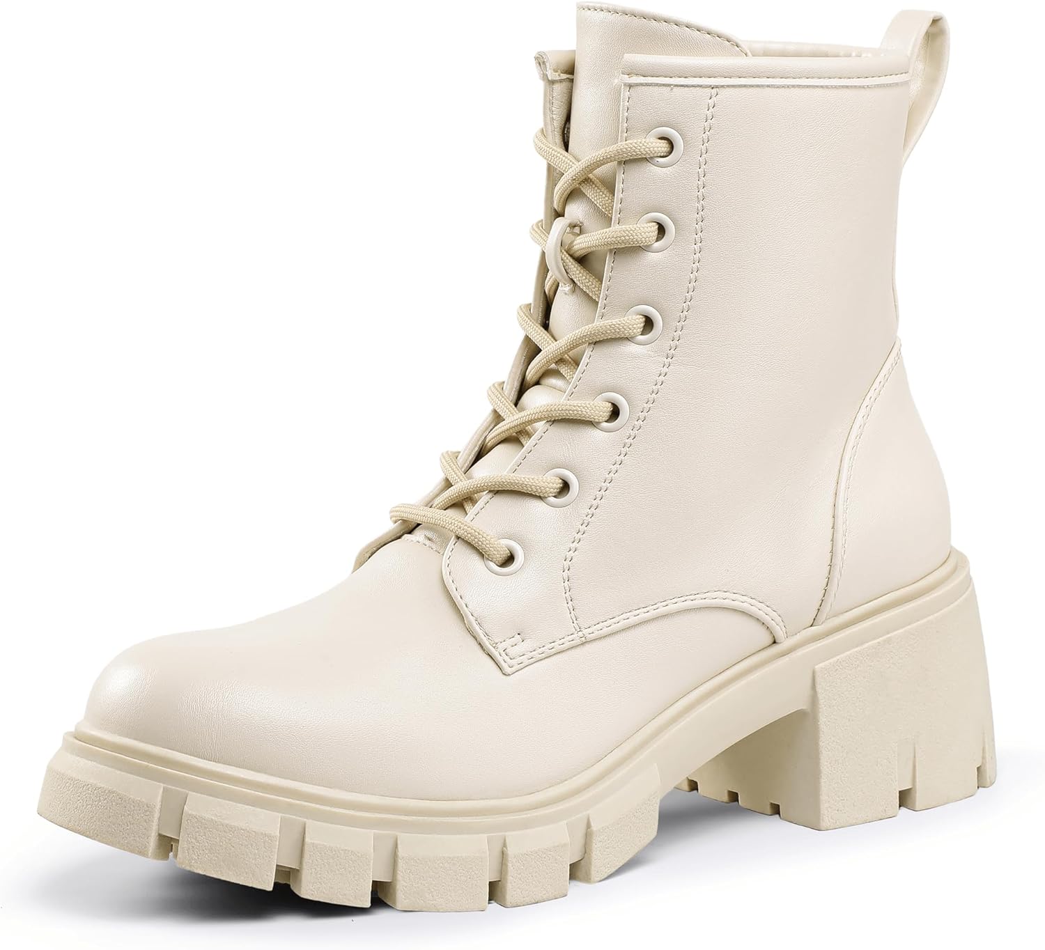 IDIFU IN2 Combat Boots Womens Ankle Boots Low Block Botswana Ubuy