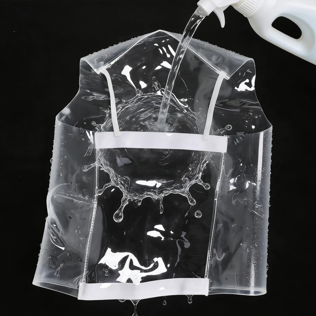 VILLCASE Housse de Protection Transparente pour Repose-Pieds de Fauteuil Dentaire 0,3 mm – Étanche & Antidérapante pour Hygiène Optimale en Cabinet Dentaire – Réutilisable avec Double Couture