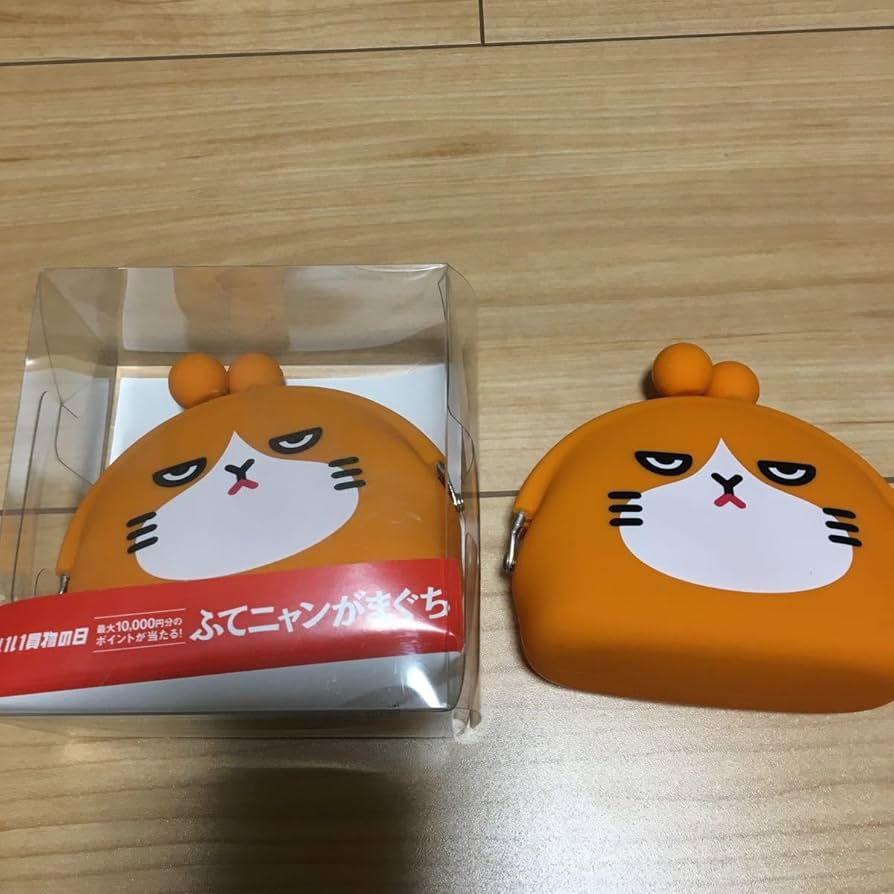 Amazon.co.jp: ふてニャン がまぐち 2個セット ワイモバイル Y