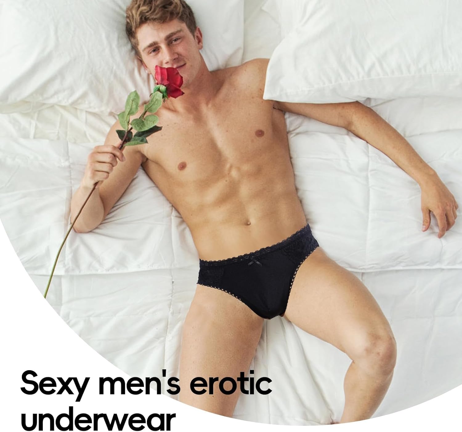 Lace Sexy Underwear For Men Mens Sexy Underwear Lingerie Mens G Strings & Thongs Underwear - Image 6