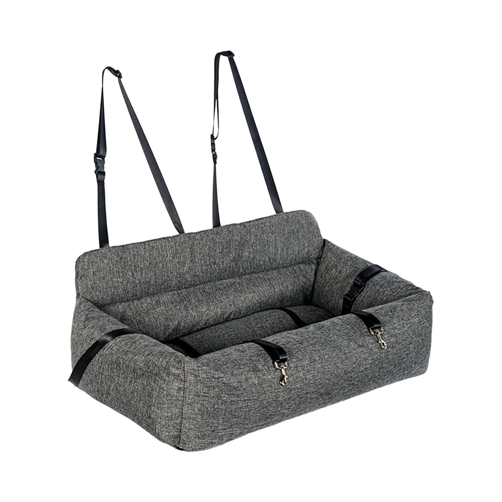 Seggiolino Auto Per Cani Piccola Taglia, Con Telaio In Acciaio, Cintura Di Sicurezza, Fino A 9 Kg, 40x33x22 Cm