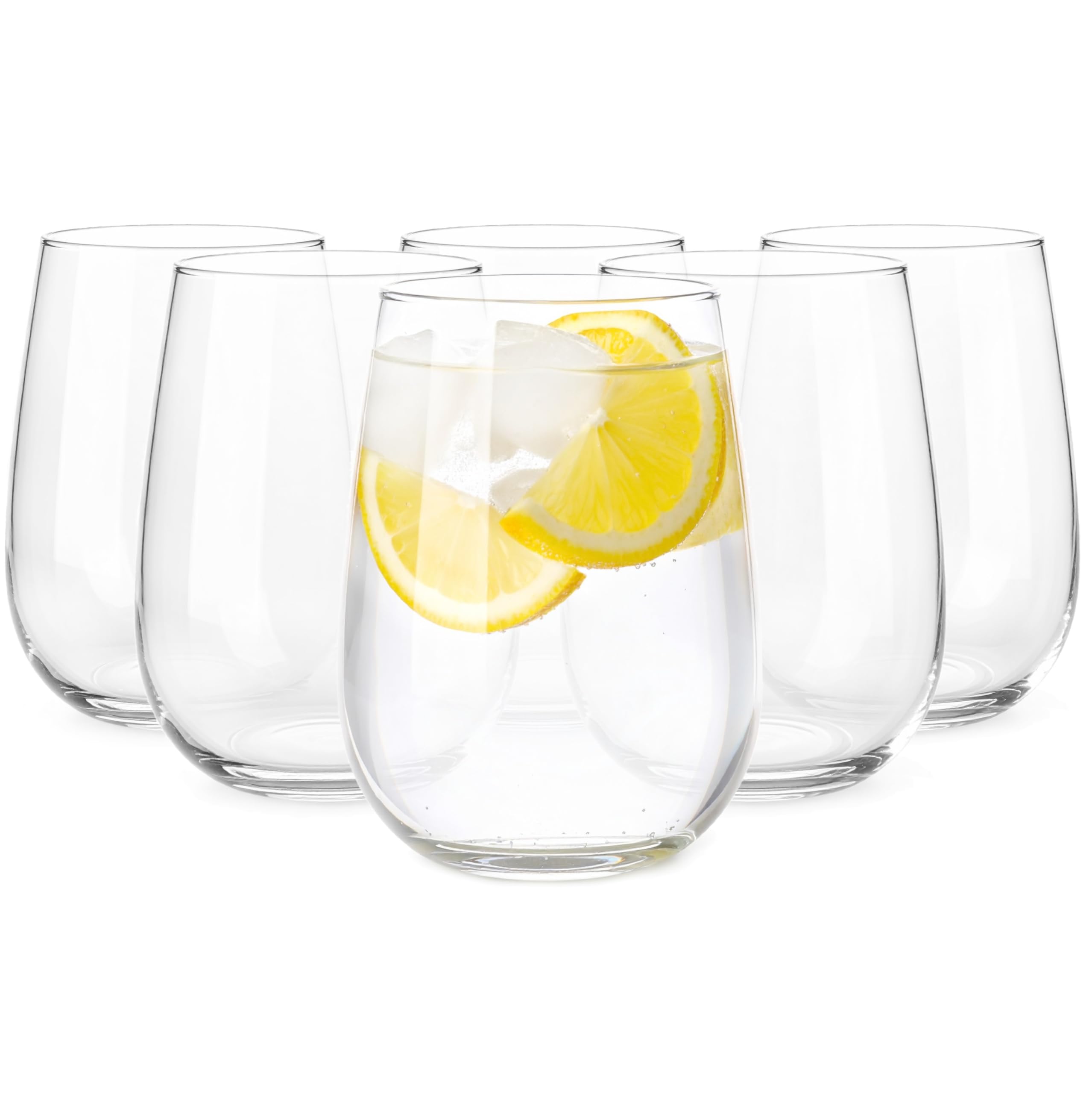 Juego de 6 vasos de cristal de 330 ml Glasmark KROSNO 1992 para agua y zumo
