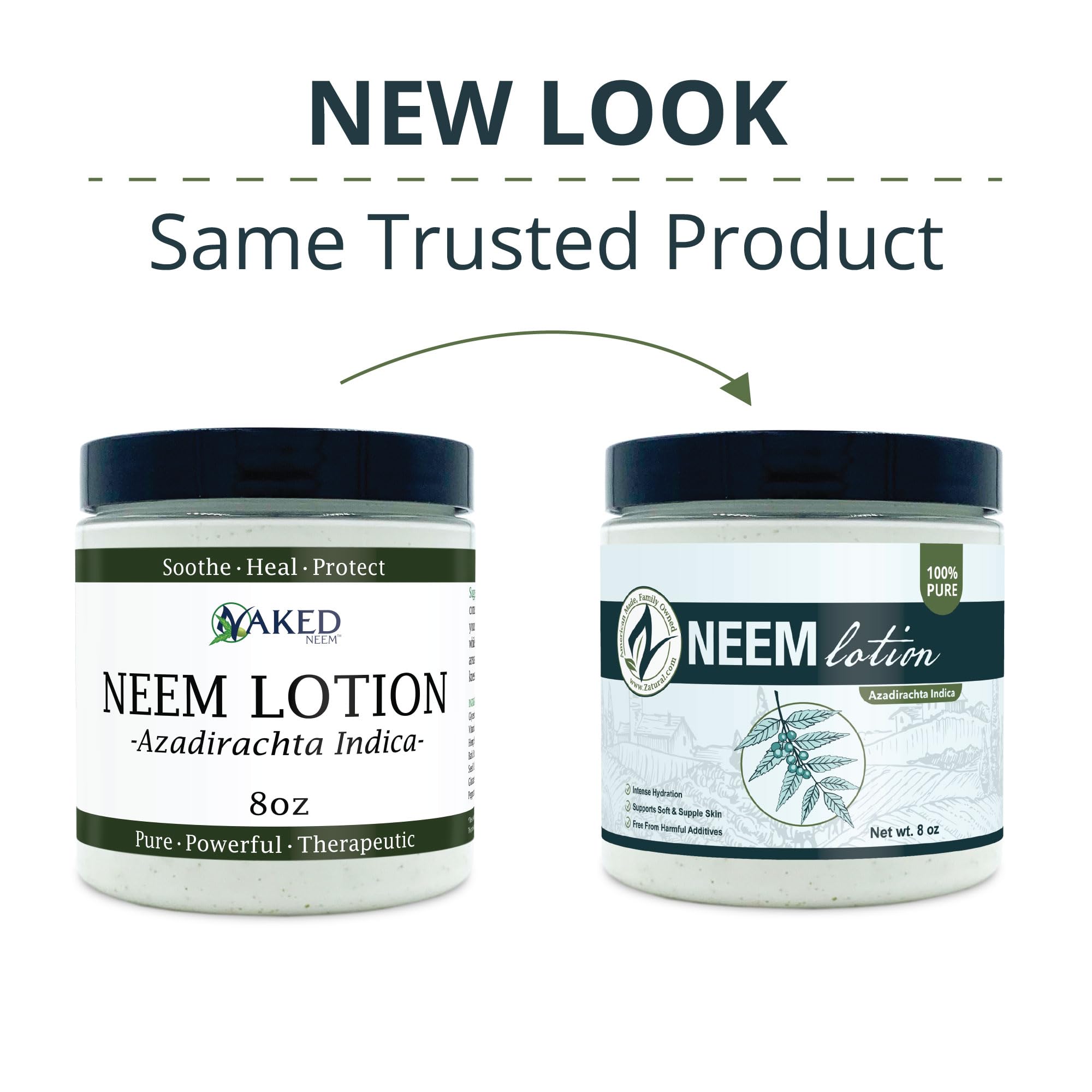 Zatural Neem Hand & Body Lotion | Daily Skin Moisturizer with Botanical Extracts | Conditioning Formula for Softness and Smoothness (8 Fl Oz)