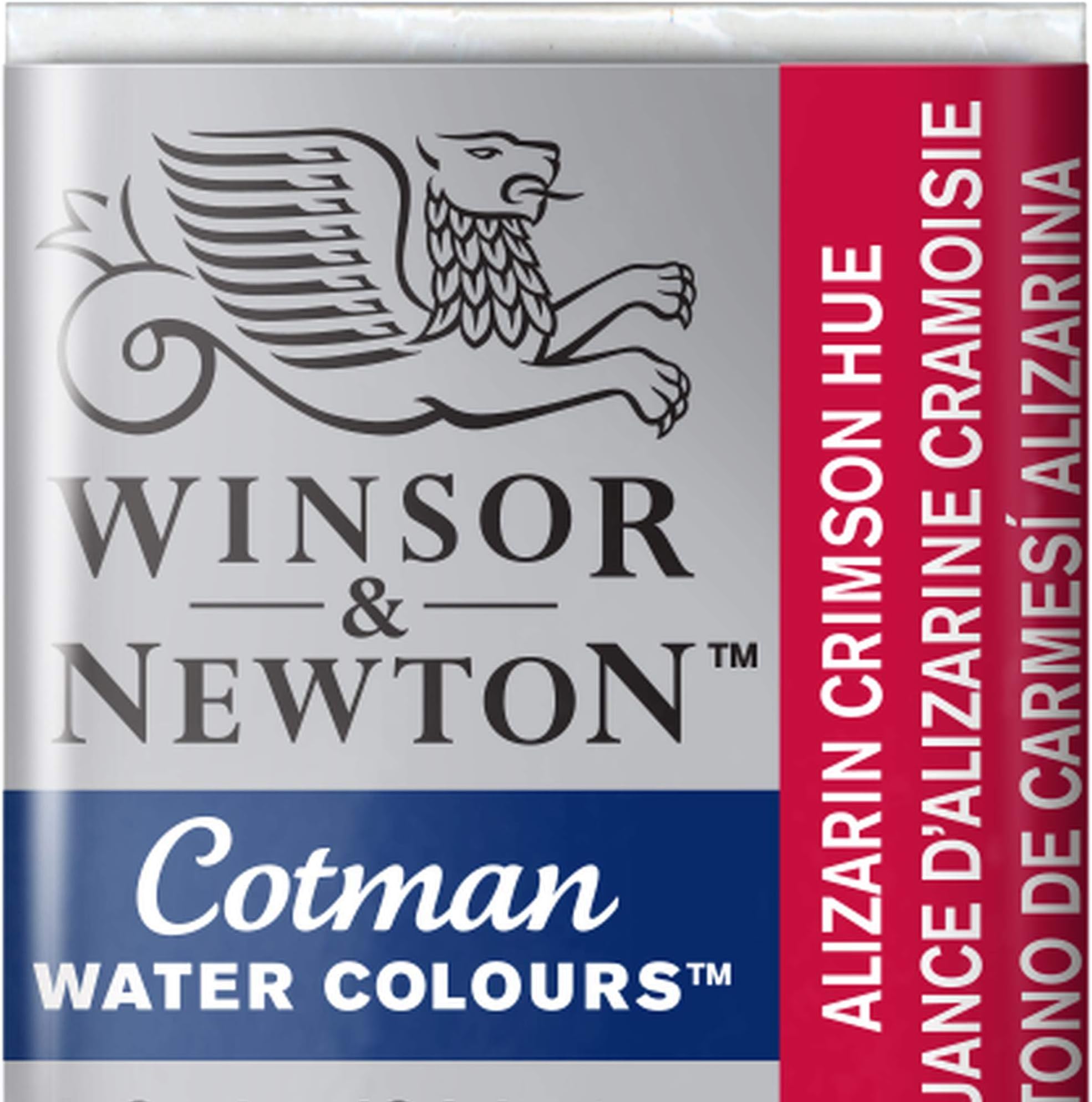 Winsor and Newton Cotman Half Pan Alizarin Crimson Hue