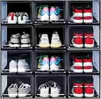 The Shoebox JPページ Transparent Flip Over Shoebox - Easy Access Storage
