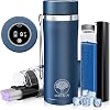 48H Insulin Cooler Travel Case TSA Approved, USB Charger Diabetic Care Medication Cooler for Travel, Portable Medicine Bottle Car Refrigerator for Cooling Organizer Supplies Blue