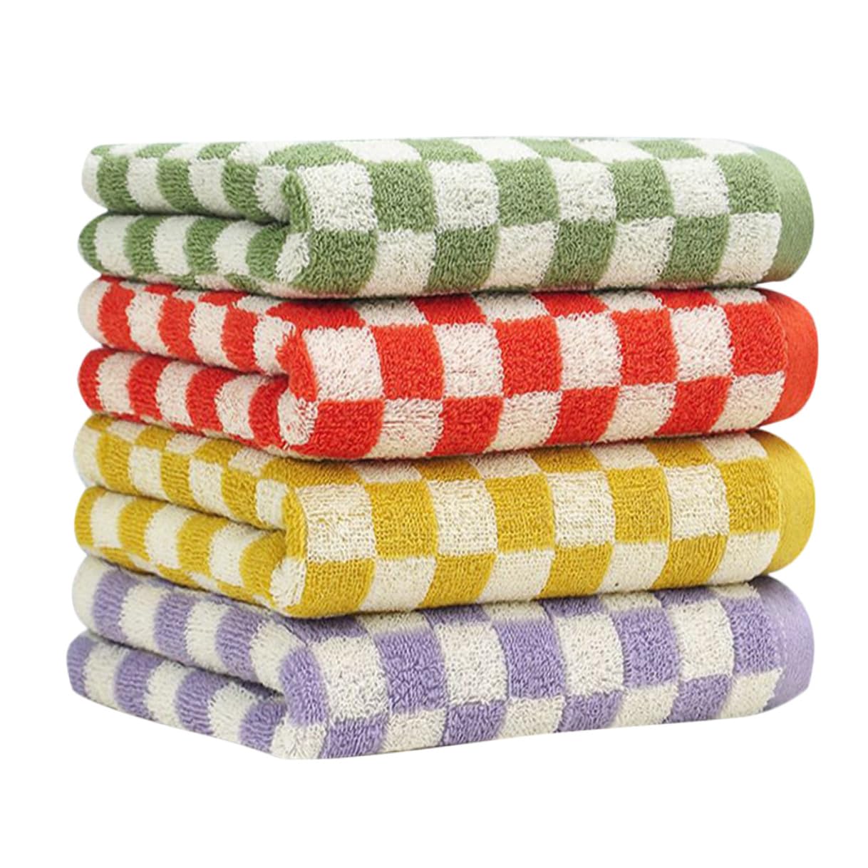Serviette visage microfibre lavable lot de 4 pièces blanches ultra absorbantes