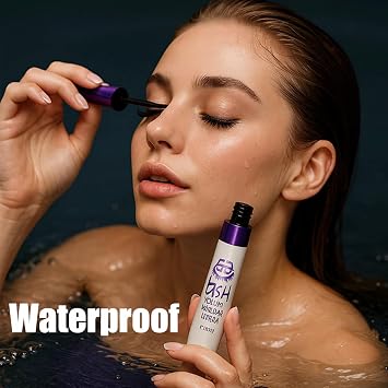 5D Lash Volumising Mascara In Tightly Knit Black 10ml 2-Pack - Waterproof Smudge-Proof Formula For Lengthening Curling Lashes With Densely Bristled Brush Enhances Eye Contour Depth