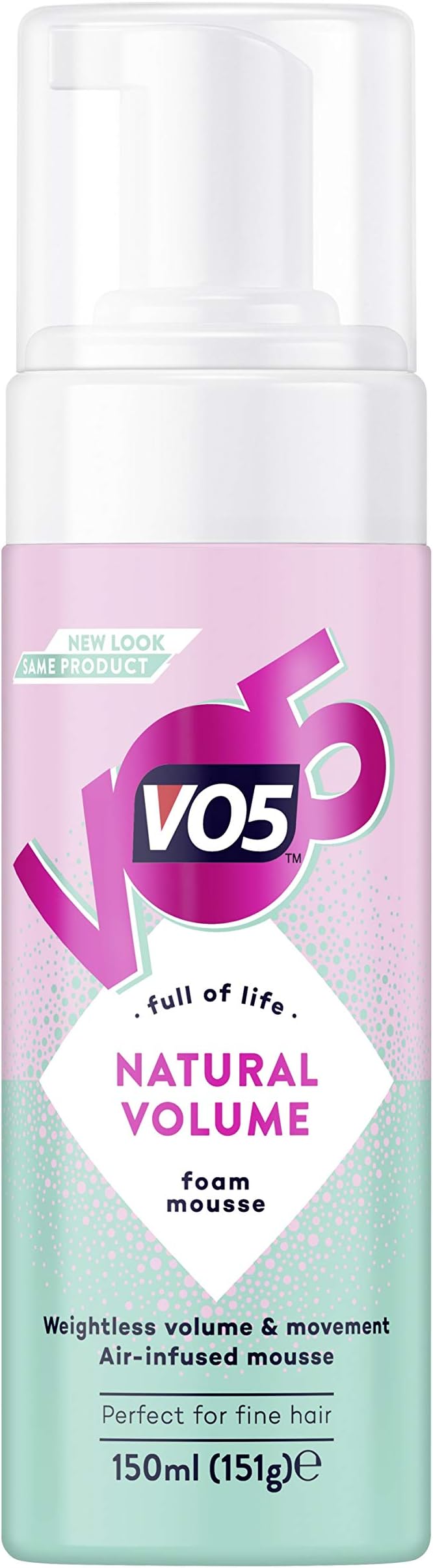 Vo5 Volume Hair Mousse, 150 ml