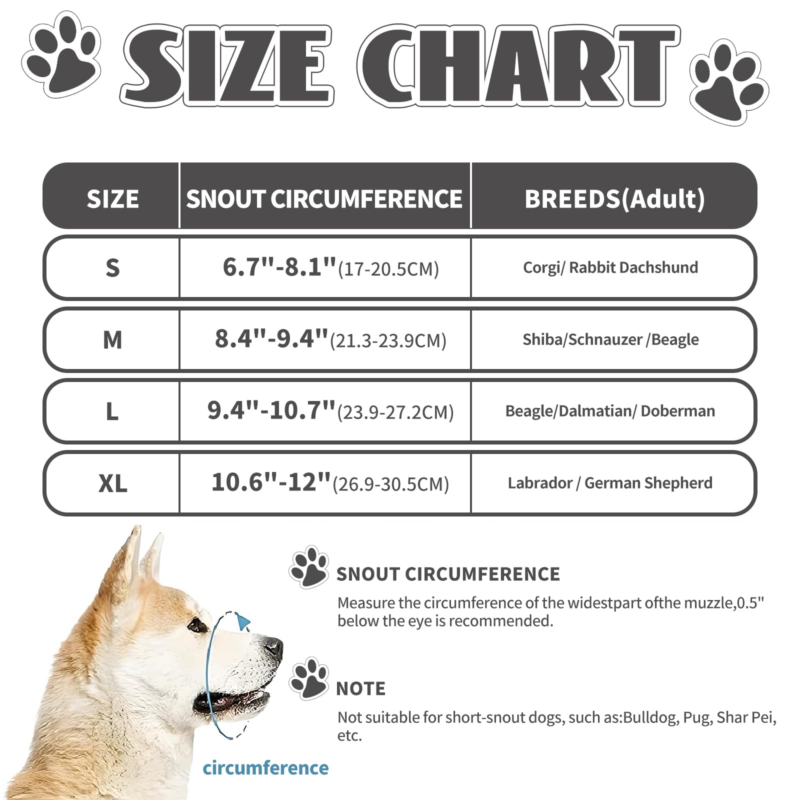 VZU Muzzle for Dogs Breathable, Reflective, Adjustable Dog Muzzle for Small Medium and Large, Prevents Chewing, Eating - Image 2