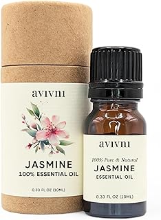 Avivni Jasmine Organic Essential Oil - 100% Pure & Natural, Undiluted fo...