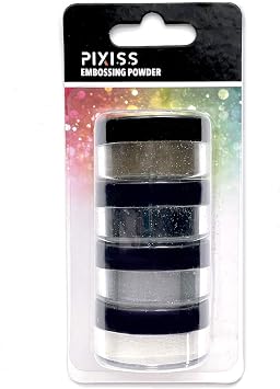 Pixiss Embossing Powder 4 Colors