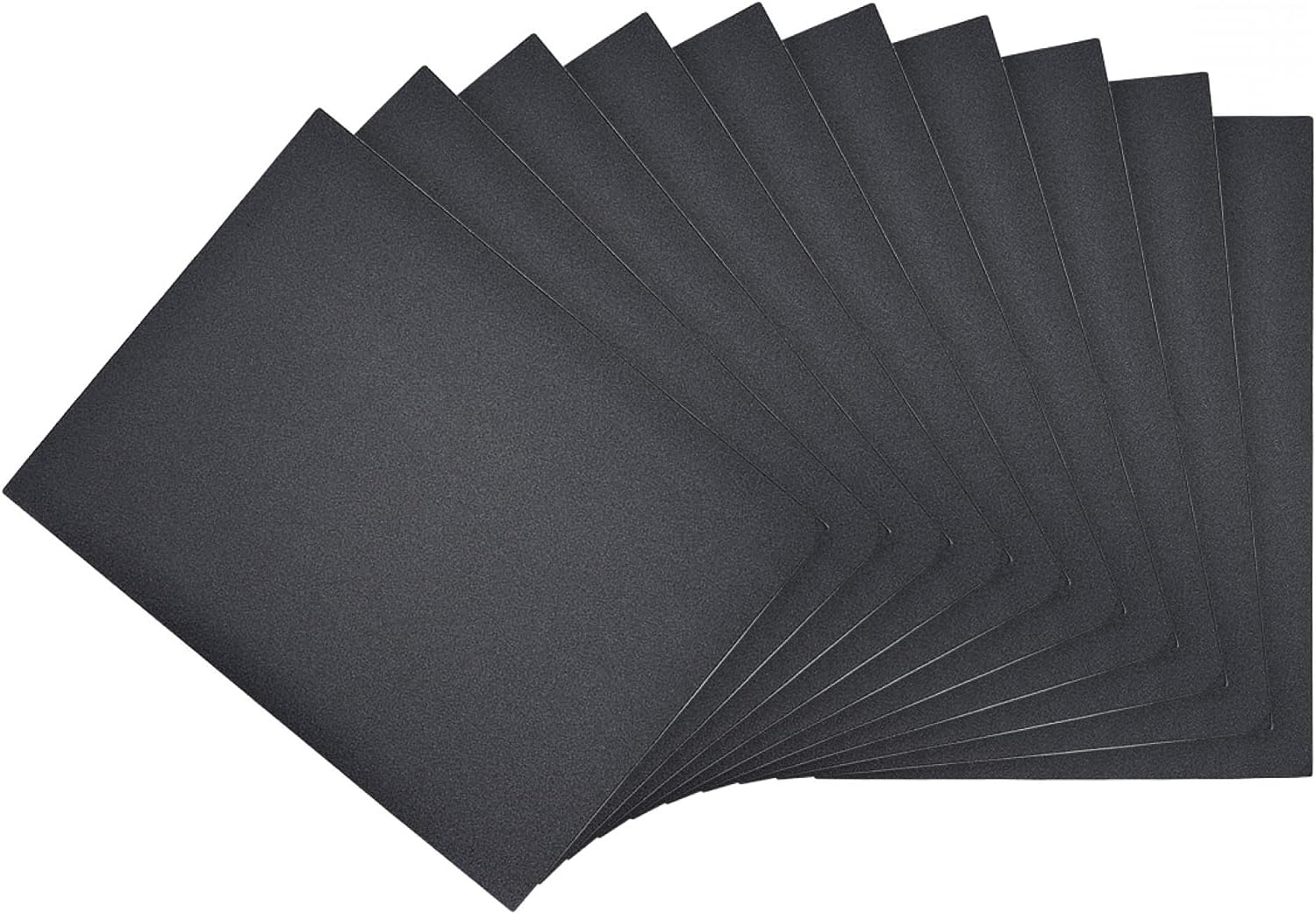 Boxonly 9 x 11inch Wet Dry Sand Paper，Waterproof Sandpaper for Metal Sanding, Automotive Polishing 280 Grits 10pcs