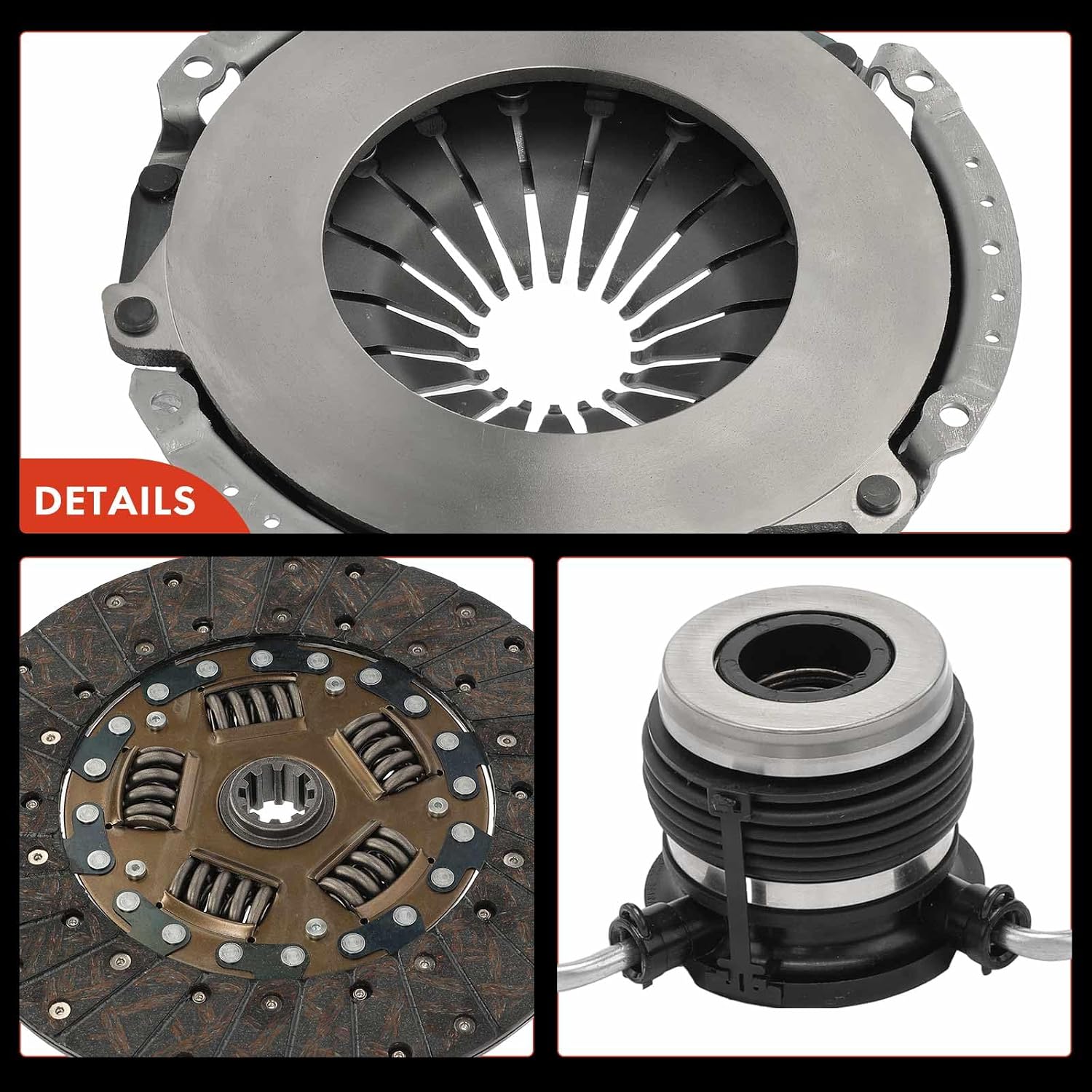 A-Premium Transmission Clutch Kit Compatible with Jeep Grand Cherokee, Wrangler, Cherokee, 1993, 4.0L, Naturally Aspirated