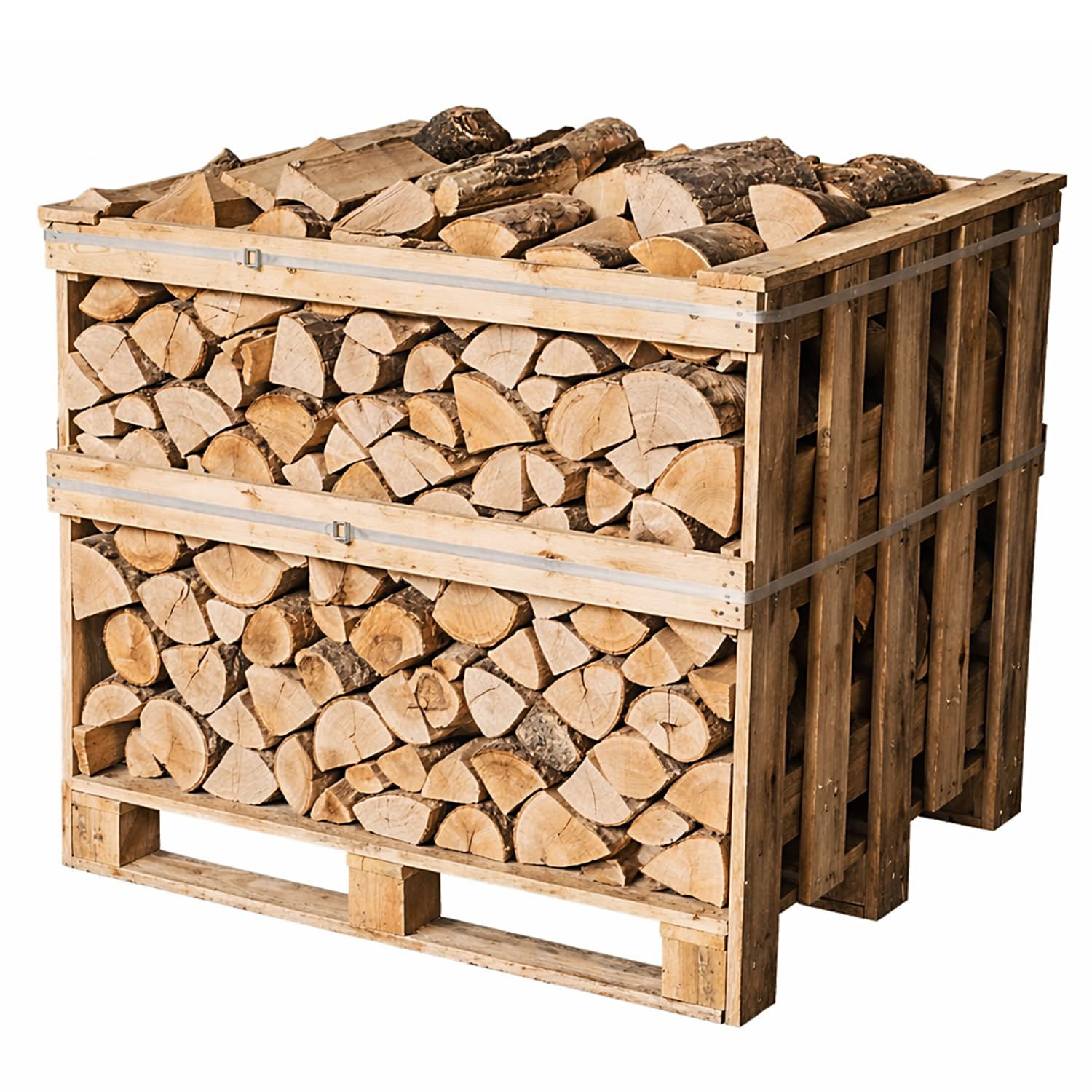 Ecoblaze Kiln Dried Ash Firewood Standard Crate Hardwood Logs Ready To Burn from B&Q