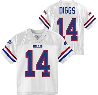 Stefon Diggs Buffalo Bills #14 White Kids 4-7 Alternate Away Player Jersey