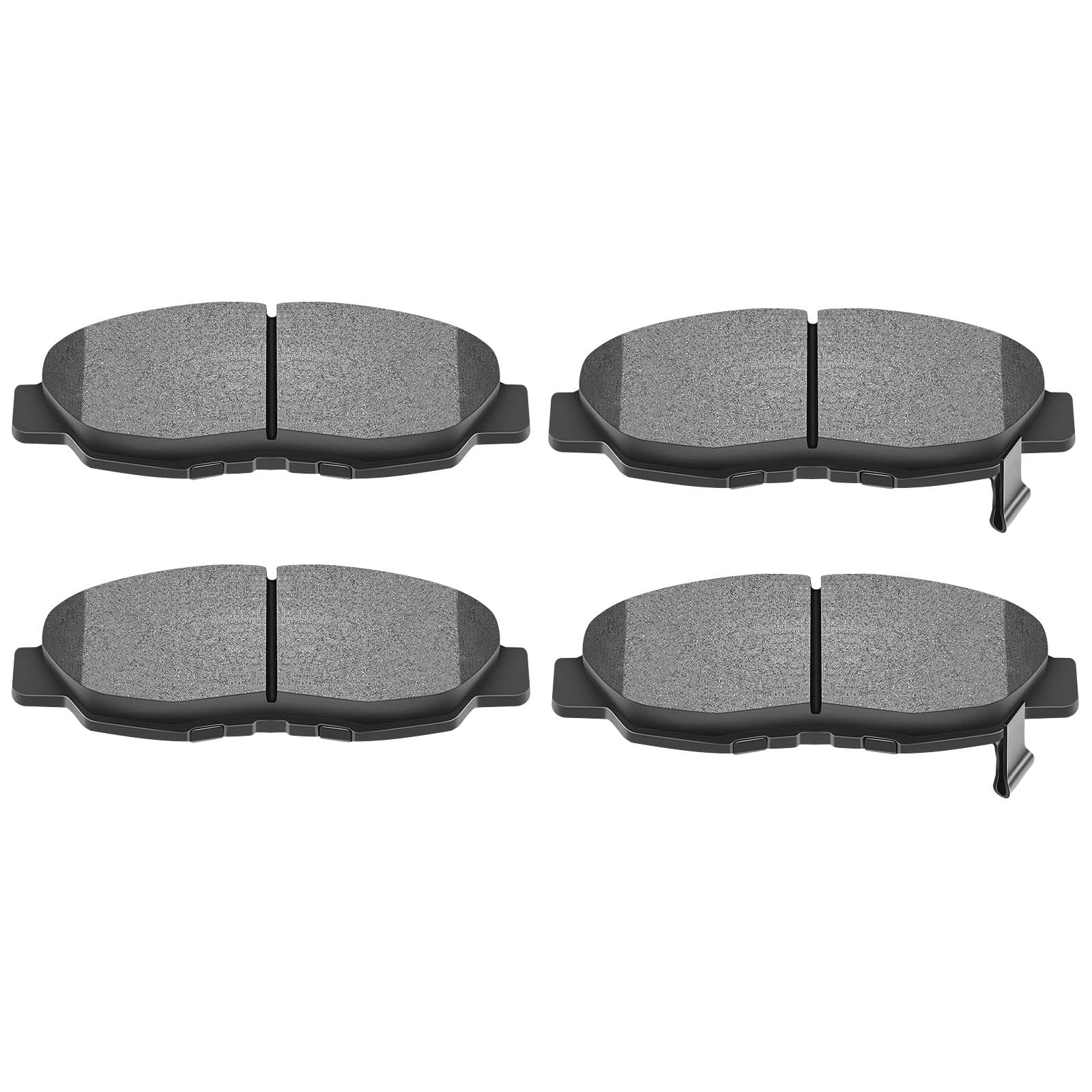 SCITOO D764 Front Ceramic Brake Pads Sets Fit For Acura CL 1997-1999,For Acura EL 1997-2005,For Honda Civic 1996-2011,For Honda For Accord 1990-2002