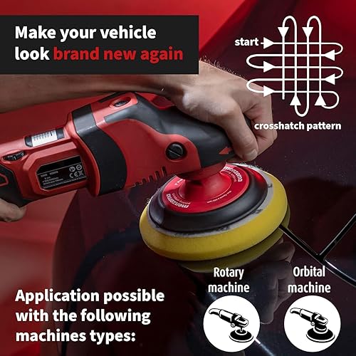 Miniatura 12 de menzerna Compuesto de pulido abrasivo de corte medio de 2500" I para arañazos medianos y signos de uso, compuesto de pulido y pulido para reparación