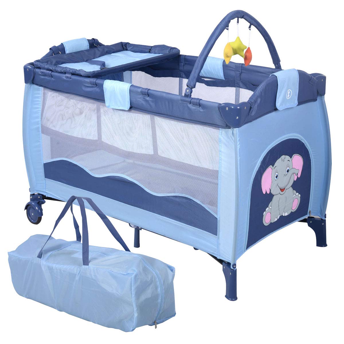 travel cot set up