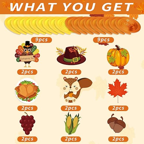 Miniatura 2 de Decoraciones de Acción de Gracias, pancarta de agradecimiento y pavo y calabaza, arce, remolinos colgantes para interiores, hogar, oficina, aula,