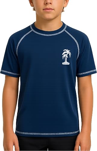 iXtreme Boys' Big Palm Tree Rash Guard, Size 3T, Navy