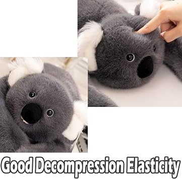 Weighted Panda Stuffed Animal, The Weighted Animals for Adult, Soft Plush Huggable Pillow for Stress & Comfort (Panda-45cm)