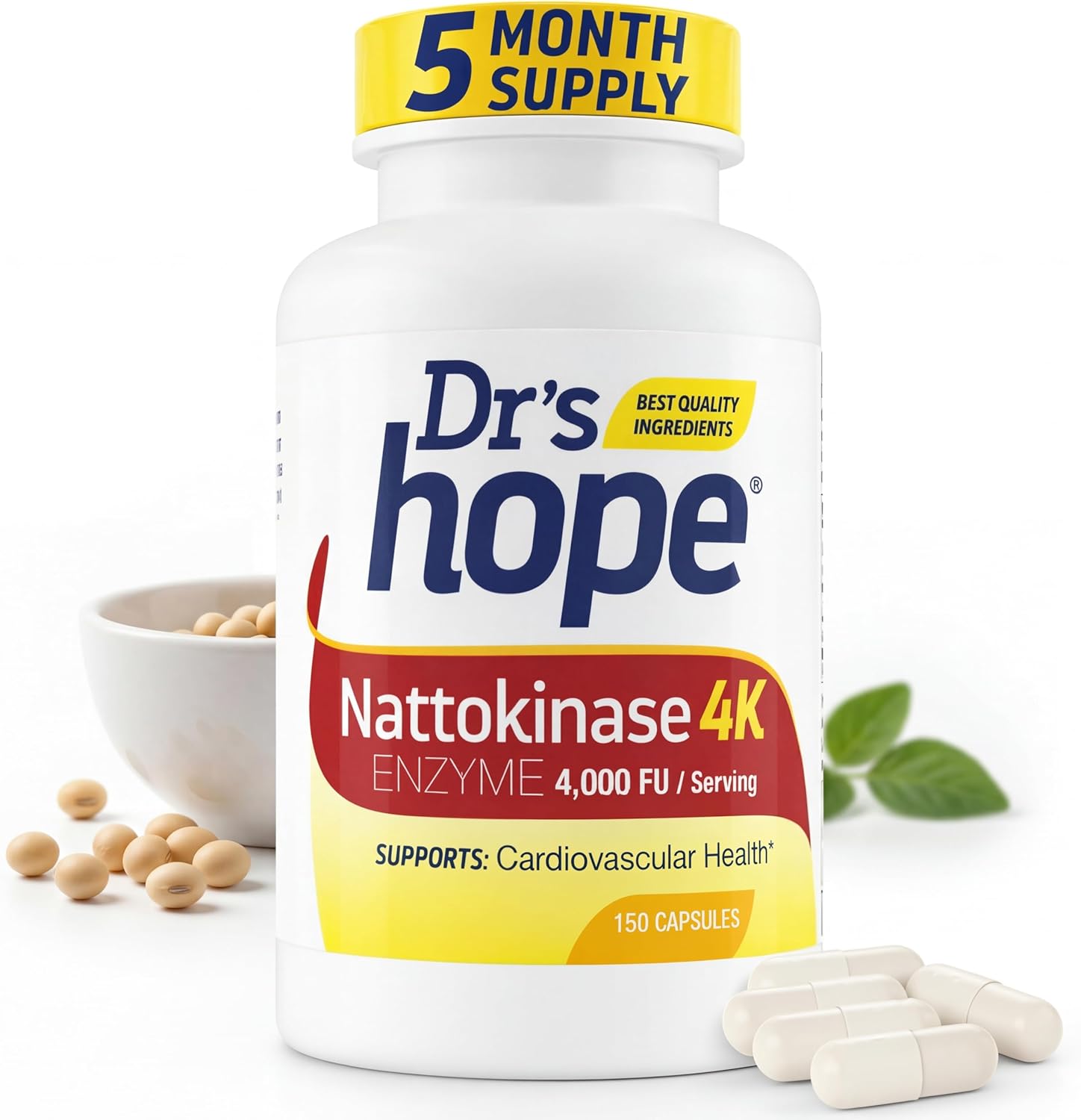 Nattokinase 4000 FU - 150 Vegan Capsules