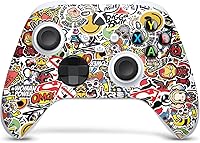 Vista 6 de GNG Sticker Bomb Skins Compatible with Xbox Series X Console Decal Vinal Sticker + 2 Controller Set